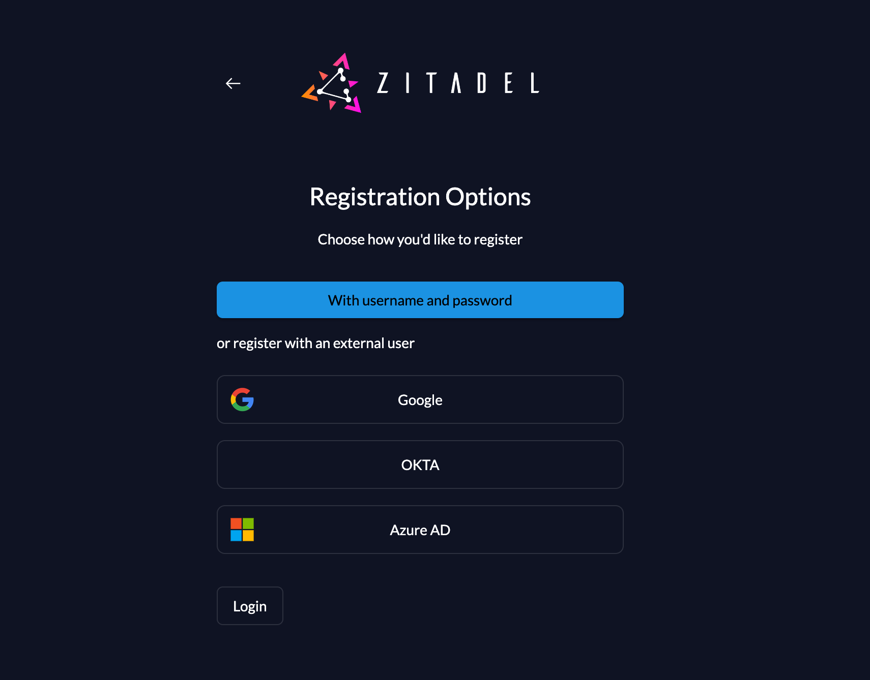 Register Options